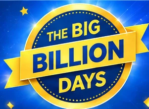 Illustrated Big Billion Days sale badge